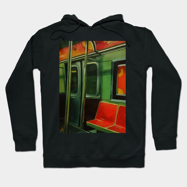 Public transportation Hoodie by andjicu